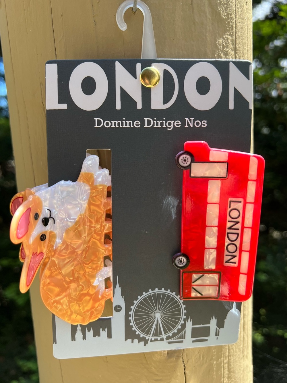Corgi London Claw Hair Clip Set